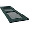 Ekena Millwork 12W x 77H Americraft Two Equal Louver Exterior Real Wood Shutters, Thermal Green, PR RW101LV12X77FGH - alternate 2